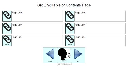 6 link page template