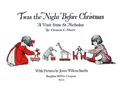twas the night before Christmas title page